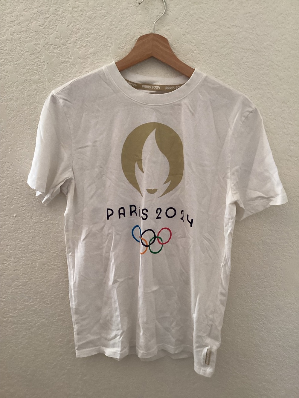 Paris 2024 Womens White Official Olympic Graphic Tee
